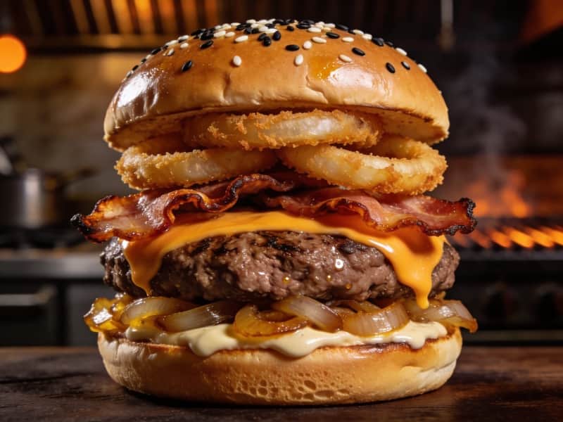 Onion & Bacon from the current MAD ROOSTA menu